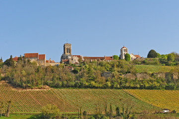 Fototapeta na wymiar Il villaggio di Vezelay, - Borgogna, Francia
