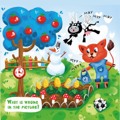 Logic Kid Correct Error Game Printable Worksheet