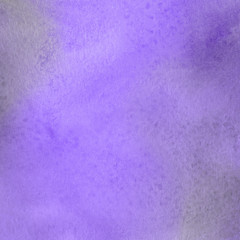 Violet ink and watercolor textures on white paper background. Paint leaks and ombre effects. Hand painted abstract image.