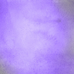Violet ink and watercolor textures on white paper background. Paint leaks and ombre effects. Hand painted abstract image.