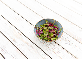 Organic Micro Beet Bull's Blood Greens 