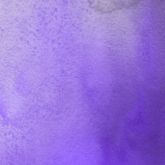 Violet ink and watercolor textures on white paper background. Paint leaks and ombre effects. Hand painted abstract image.