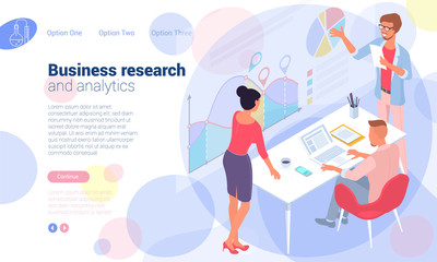 young man and woman communication in the office