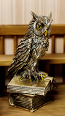 sculpture of an owl