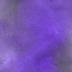 Violet ink and watercolor textures on white paper background. Paint leaks and ombre effects. Hand painted abstract image.