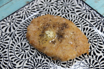 Escalope milanaise au beurre