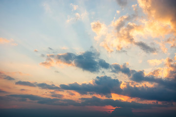 The sky is very beautiful