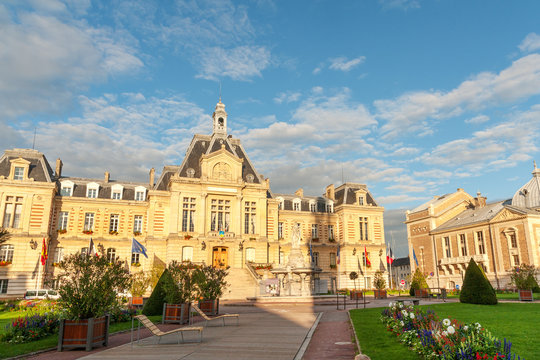 City Hall (Hotel de ville) of Evreux, the capital of the department of Eure, Normandy region of France