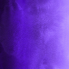 Violet ink and watercolor textures on white paper background. Paint leaks and ombre effects. Hand painted abstract image.