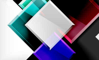 Colorful square and rectangle blocks background