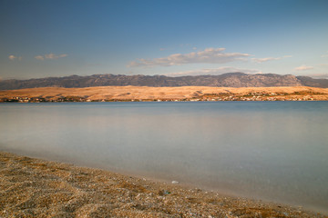 Cista beach in Pag Island, Croatia