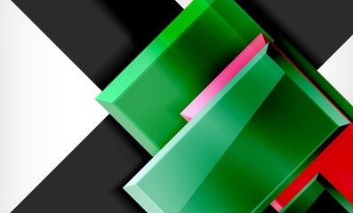 Colorful square and rectangle blocks background