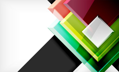 Colorful square and rectangle blocks background