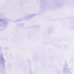 Obraz premium Violet ink and watercolor textures on white paper background. Paint leaks and ombre effects. Hand painted abstract image.