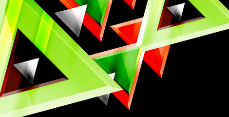 Triangle abstract background