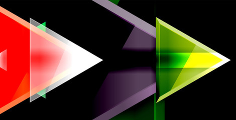 Triangle abstract background