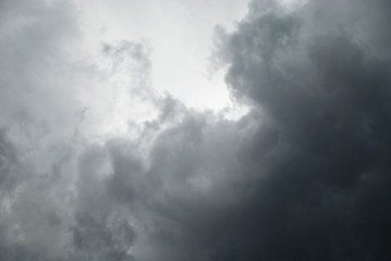 Dark storm clouds, clouds with background