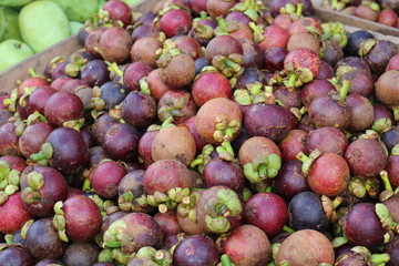 Passion fruit that is ripe and ready to sell on the market