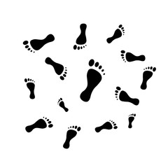 Footprint vector work