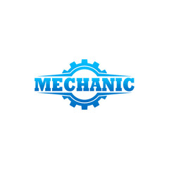 Mechanic Logo Template Design Vector, Emblem, Design Concept, Creative Symbol, Icon