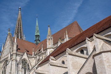 Fototapeta na wymiar Der Dom zu Regensburg