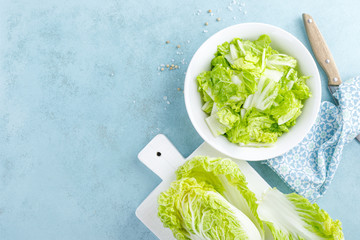 Fresh chinese napa cabbage salad