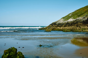 Fototapeta na wymiar beach in north of spain