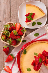 Strawberry cheesecake.