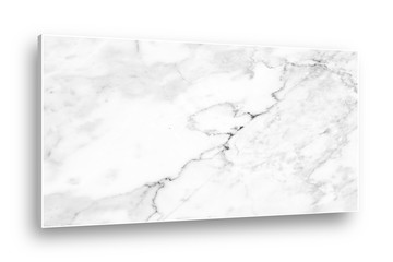 White Marble Texture Isolated On White.