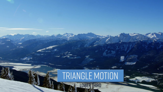 Triangle Motion Lower Third