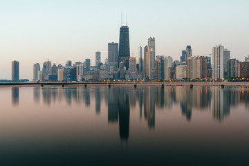 Fototapeta na wymiar Chicago Reflection