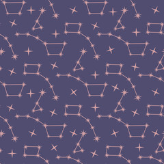Fototapeta premium Constellations pattern Space Astronomy Science