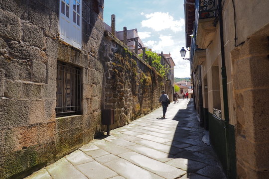 Medieval alley in Galicia
