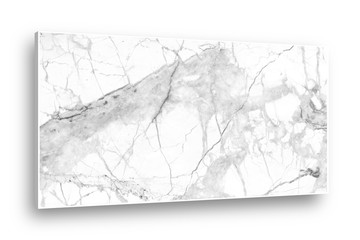 Marble panel isolated on white
