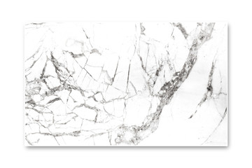 Fototapeta na wymiar Marble texture isolated on white.