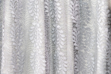 Lace fabric background, gray lace fabric