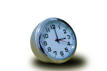 clock isolated on white