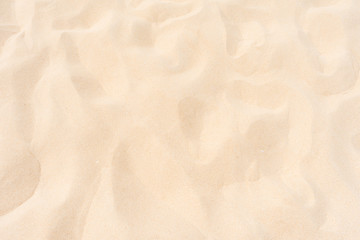 Fine beach sand in the summer sun