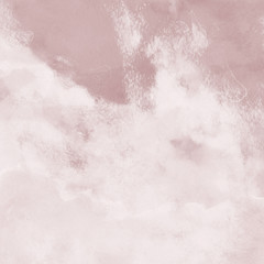 Red ink and watercolor texture on white paper background. Paint leaks and ombre effects. Hand painted abstract image.