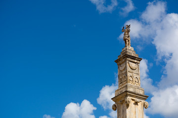 Horizontal View of the St. John Baptist in the Town of Sava, near Taranto, in the South of Italy