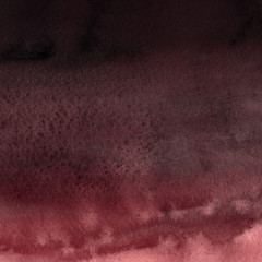 Red ink and watercolor texture on white paper background. Paint leaks and ombre effects. Hand painted abstract image.