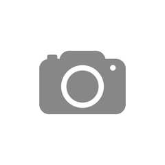 Camera Icon in trendy flat style isolated on grey background. Camera symbol for your web site design, logo, app, UI. Vector illustration,