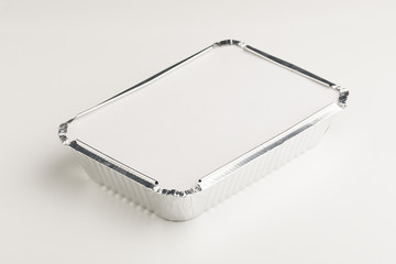 aluminum foil box container for hot food