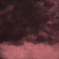 Red ink and watercolor texture on white paper background. Paint leaks and ombre effects. Hand painted abstract image.