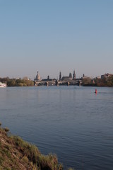 Obraz premium Skyline der Altstadt von Dresden