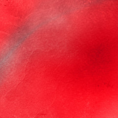 Red ink and watercolor texture on white paper background. Paint leaks and ombre effects. Hand painted abstract image.