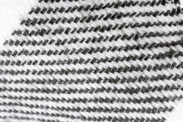 black and white fabric that works as a background