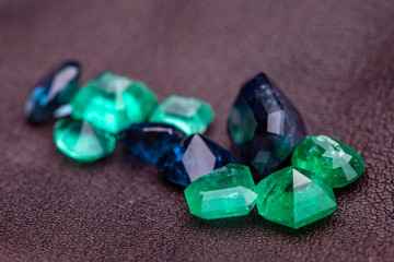 Emerald and Sapphire Gemstones