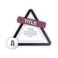 Sticker icon. Abstract paper infografics. Vector in lable style