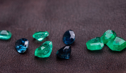 Sapphire and Emerald Gemstones